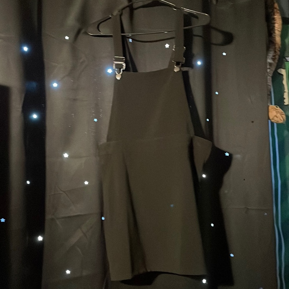 Black Overall dress NWOT